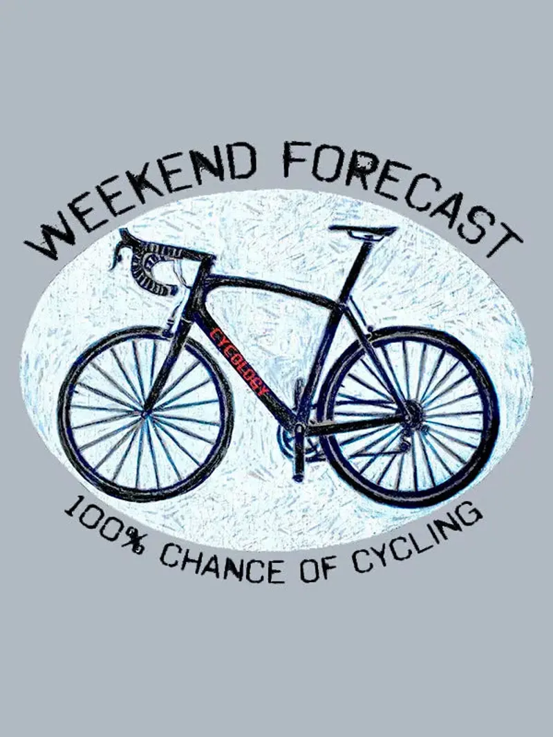 Cycology Weekend Forecast Men's T-Shirt Grey-2