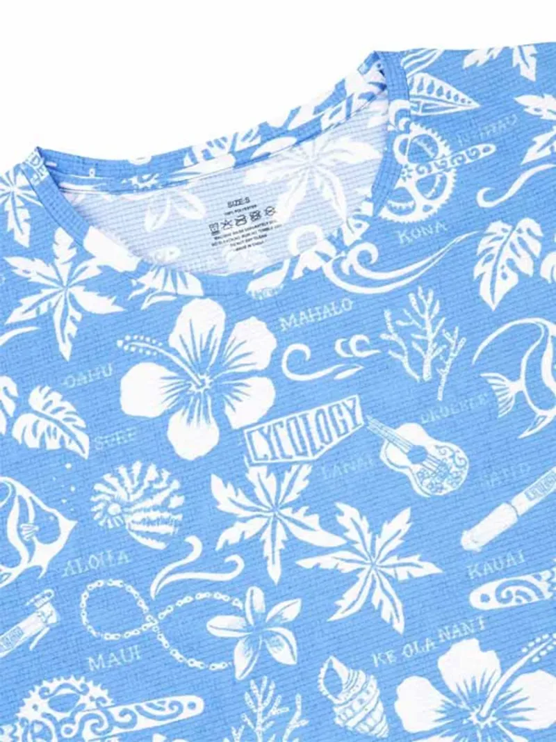 Cycology Women's Hawaii Technical Tee Blue-2