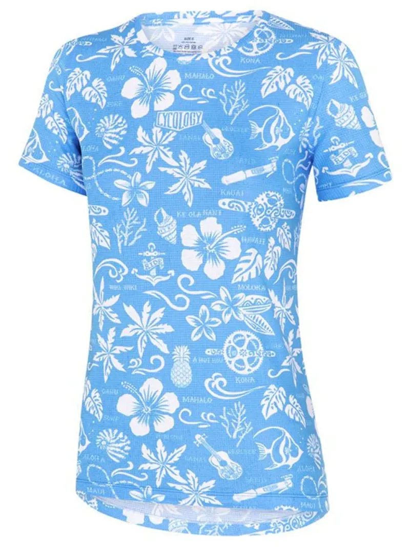 Cycology Women's Hawaii Technical Tee Blue
