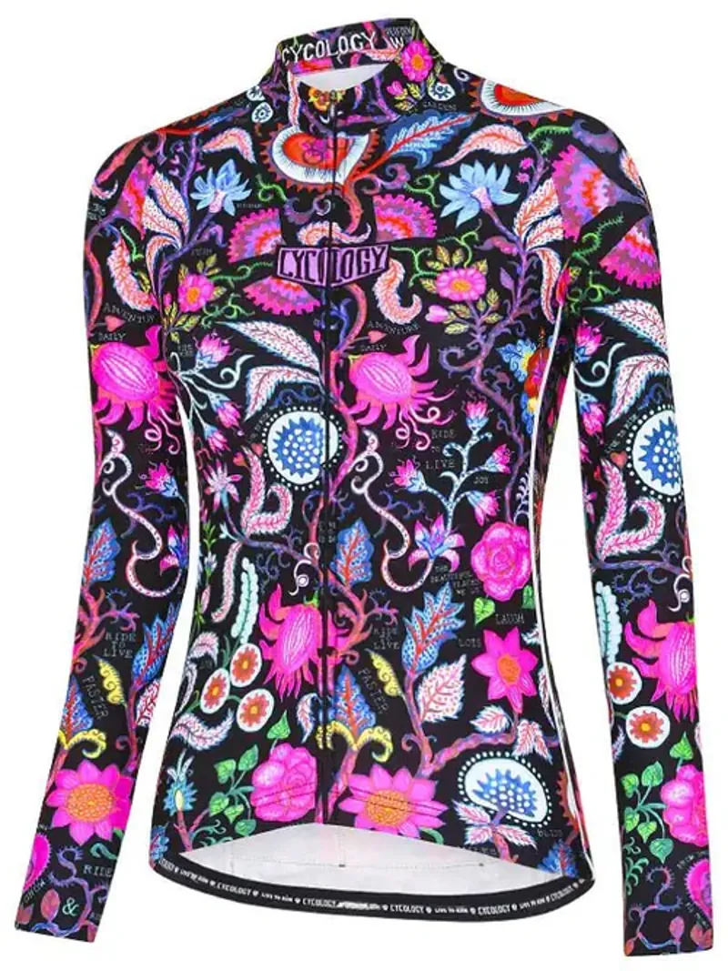 Cycology Women's Secret Garden L/S Jersey Black