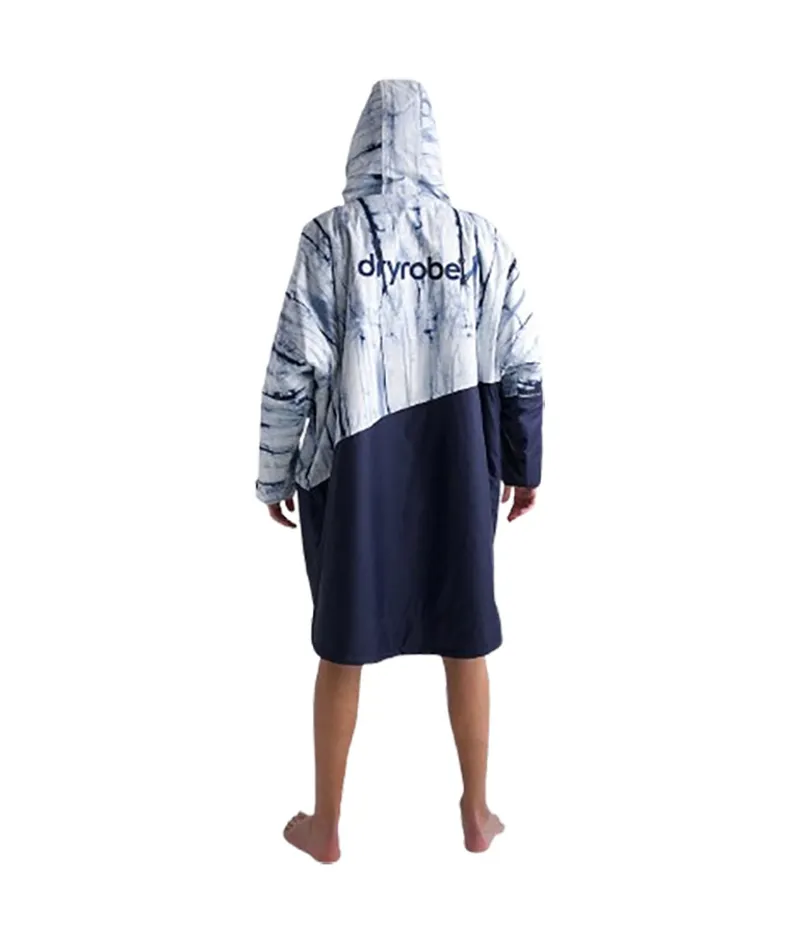 Dryrobe Adult Advance L/S  Changing Robe Extra Large Contrast Batik/Blue-2