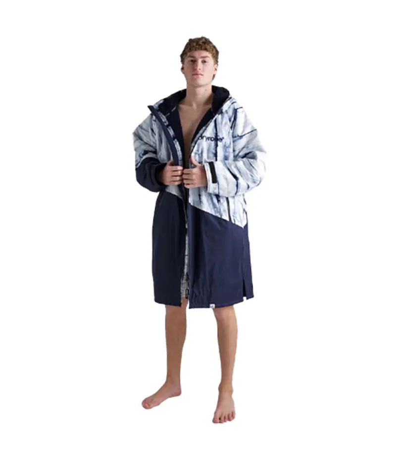 Dryrobe Adult Advance L/S  Changing Robe Extra Large Contrast Batik/Blue