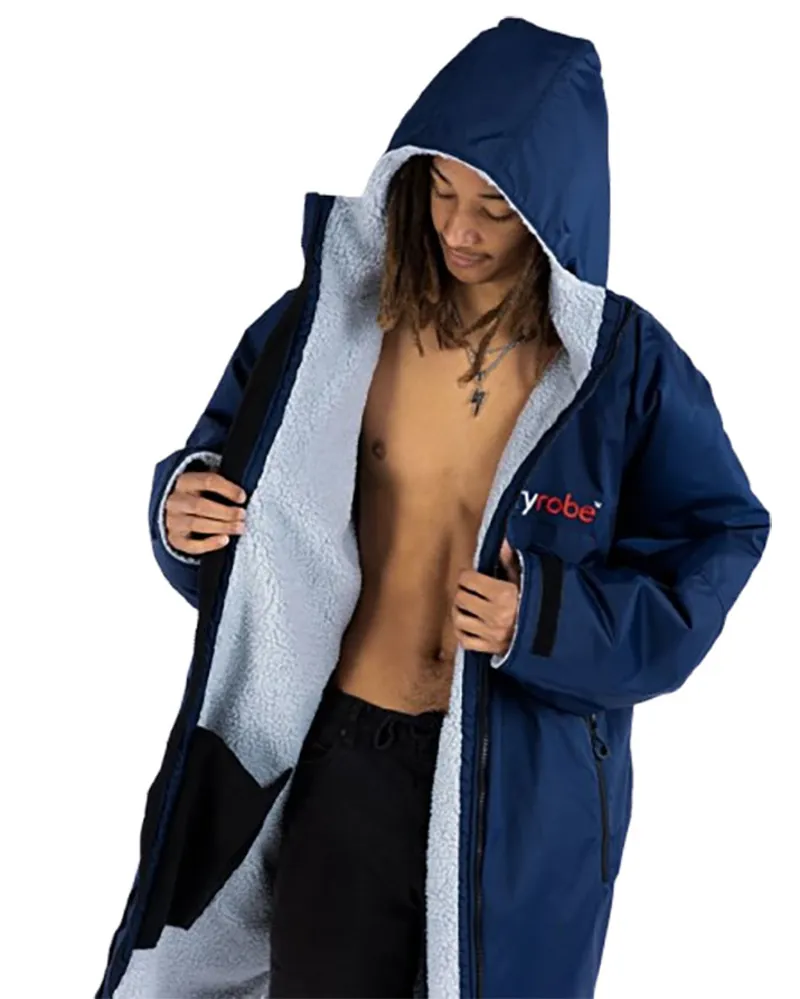 Dryrobe Adults Advance Changing Robe L/S X Small Navy/Grey-1