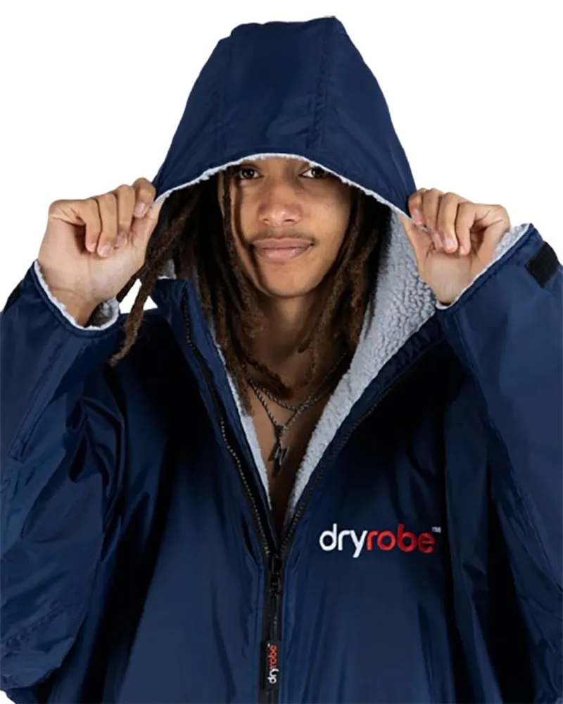 Dryrobe Adults Advance Changing Robe L/S X Small Navy/Grey