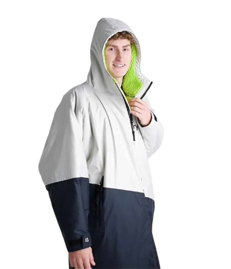 Dryrobe Advance Adults L/S Changing Robe X Large Anthracite/Lime-3