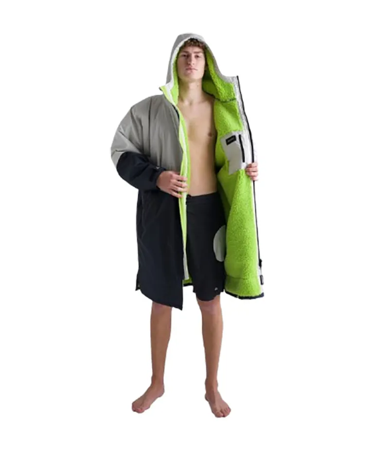 Dryrobe Advance Adults L/S Changing Robe X Large Anthracite/Lime-2