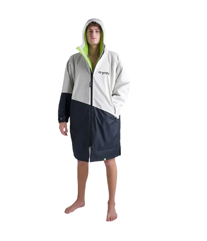 Dryrobe Advance Adults L/S Changing Robe X Large Anthracite/Lime-1