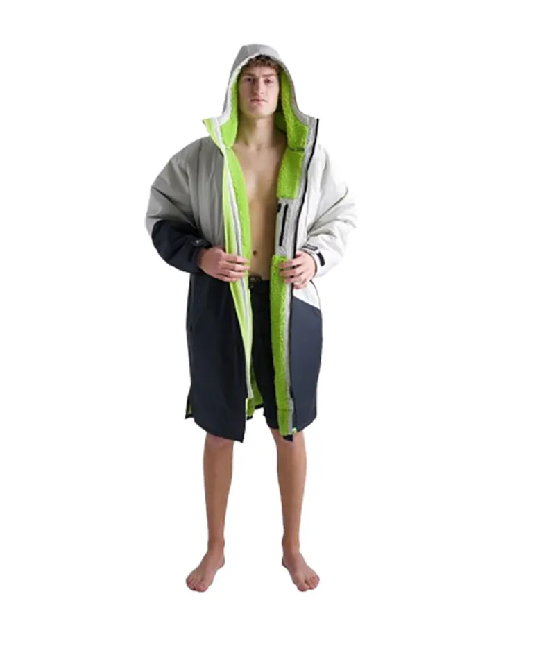 Dryrobe Advance Adults L/S Changing Robe X Large Anthracite/Lime