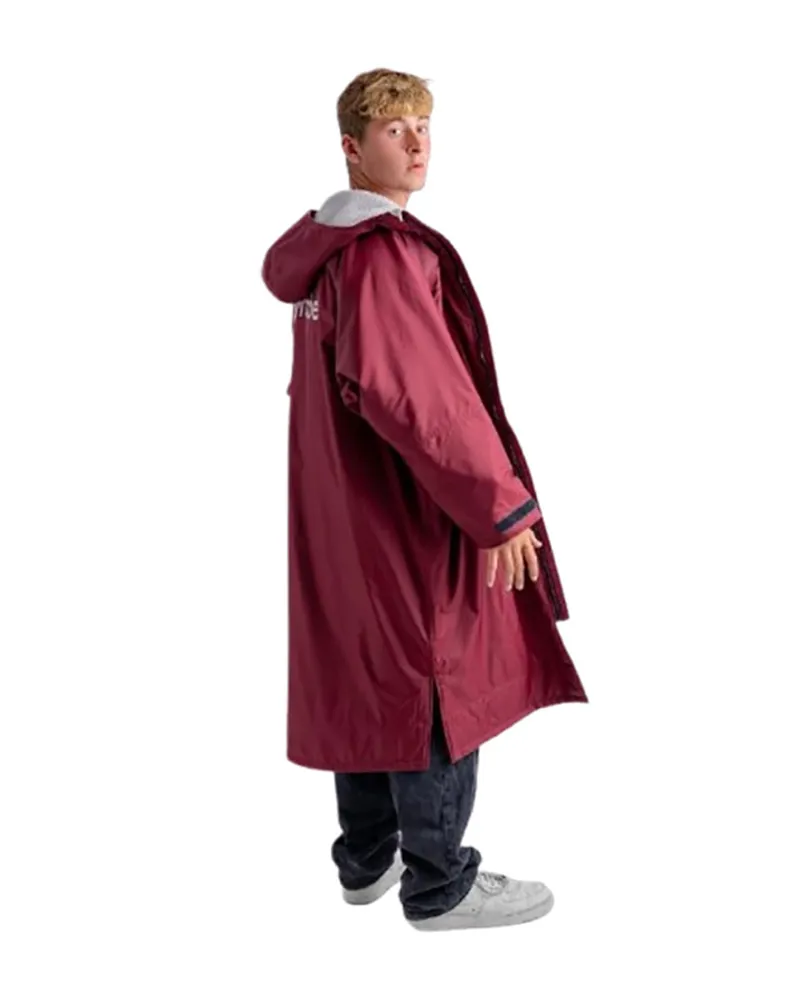 Dryrobe Advance L/S Changing Robe Large Burgundy/Silver Grey-6