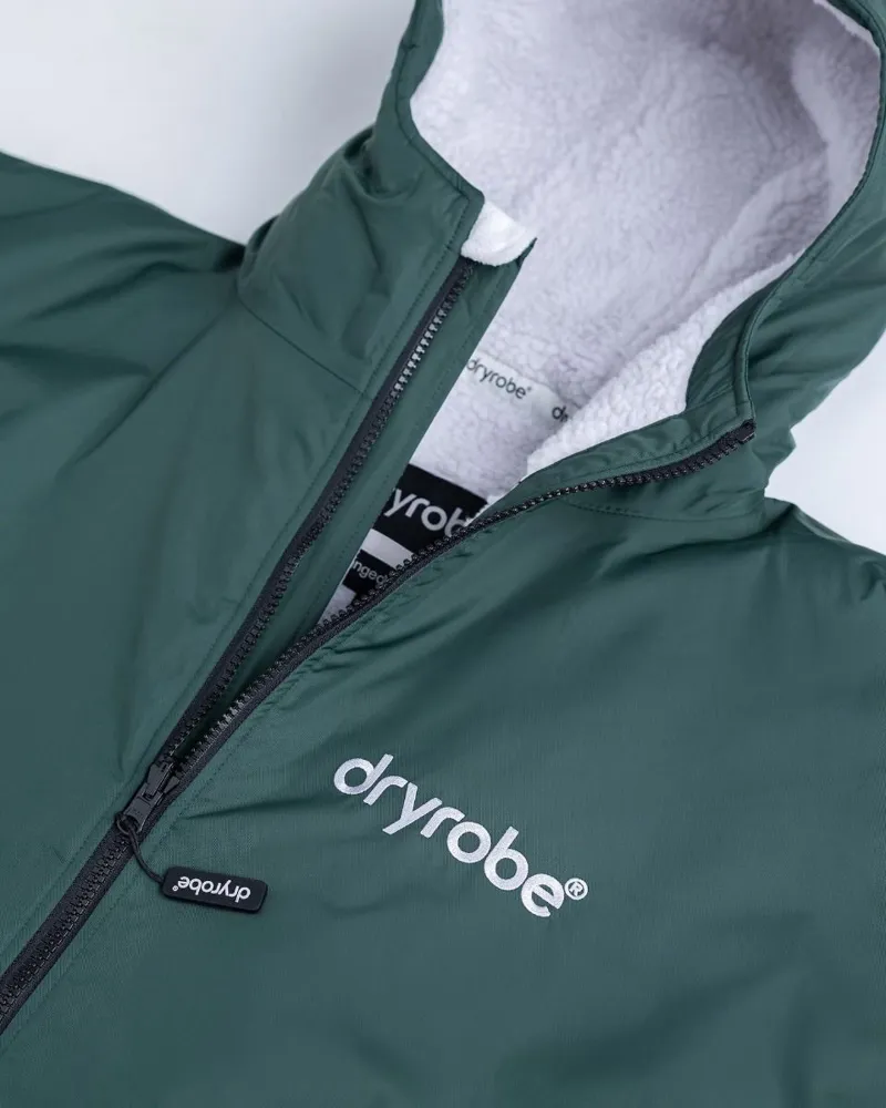 Dryrobe Advance L/S Changing Robe Large Dark Green/Nimbus Cloud-9
