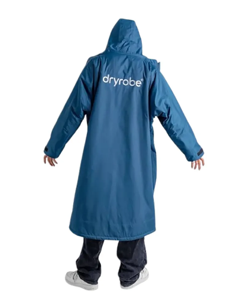 Dryrobe Advance L/S Changing Robe Large Deep Sea Blue/Sand Camo-7