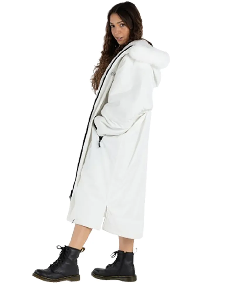 Dryrobe Advance Long Sleeve Change Robe Medium Alpine White/Grey