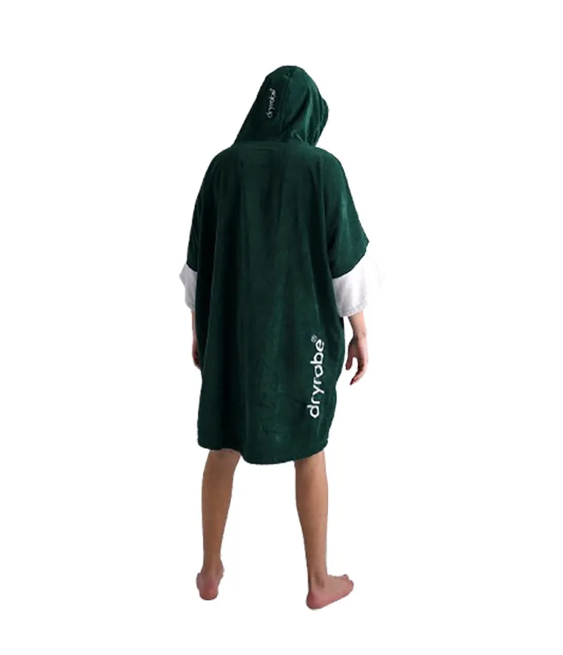 Dryrobe Full-Zip Organic Towel Changing Robe Sycamore Green-1