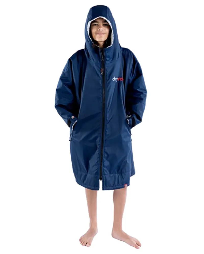 Dryrobe Kids Advance Changing Robe L/S 5-9 Navy/Grey-1