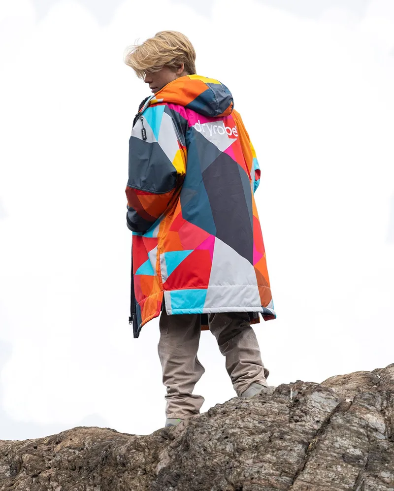 Dryrobe Kids Advance Long Sleeve V3 10-13 Abstract Print-8