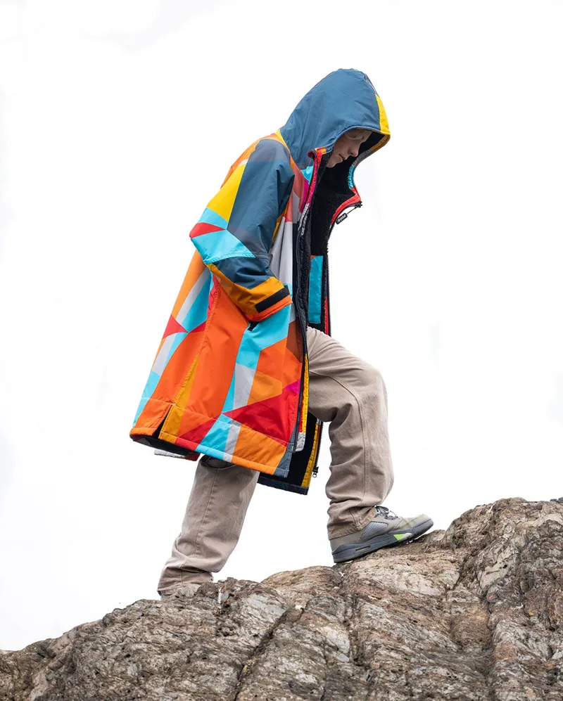 Dryrobe Kids Advance Long Sleeve V3 10-13 Abstract Print-7