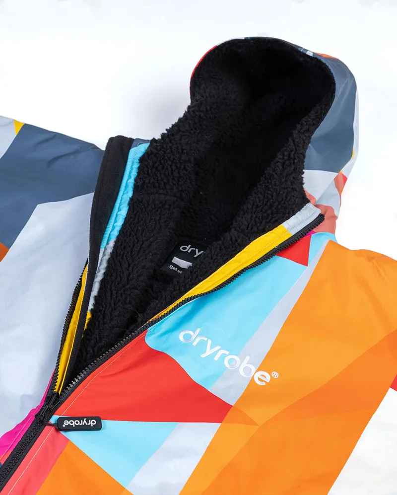 Dryrobe Kids Advance Long Sleeve V3 10-13 Abstract Print-5
