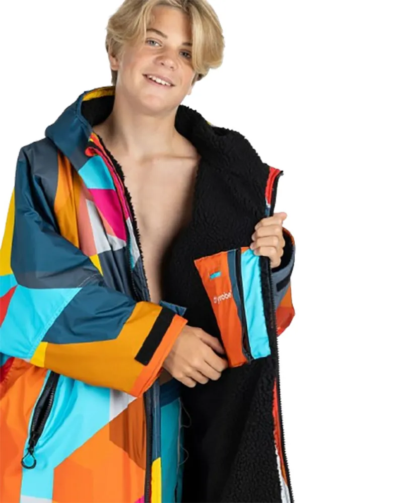 Dryrobe Kids Advance Long Sleeve V3 10-13 Abstract Print-3