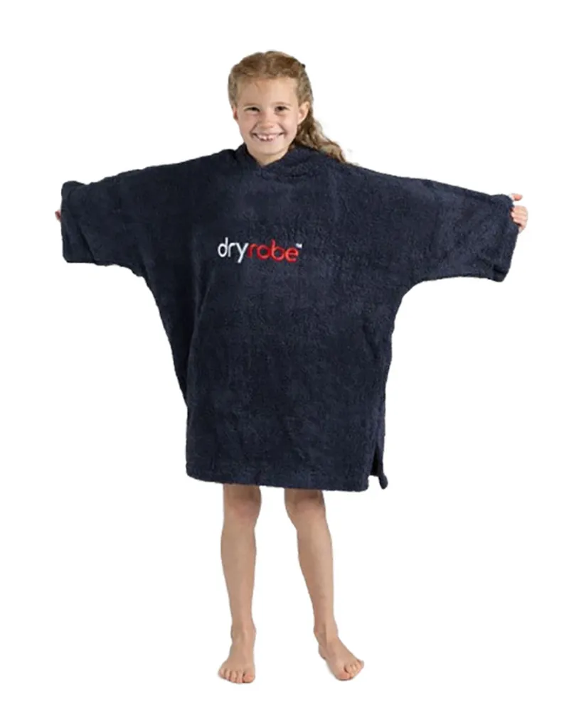 Dryrobe Kids Organic Towel Robe Poncho Navy