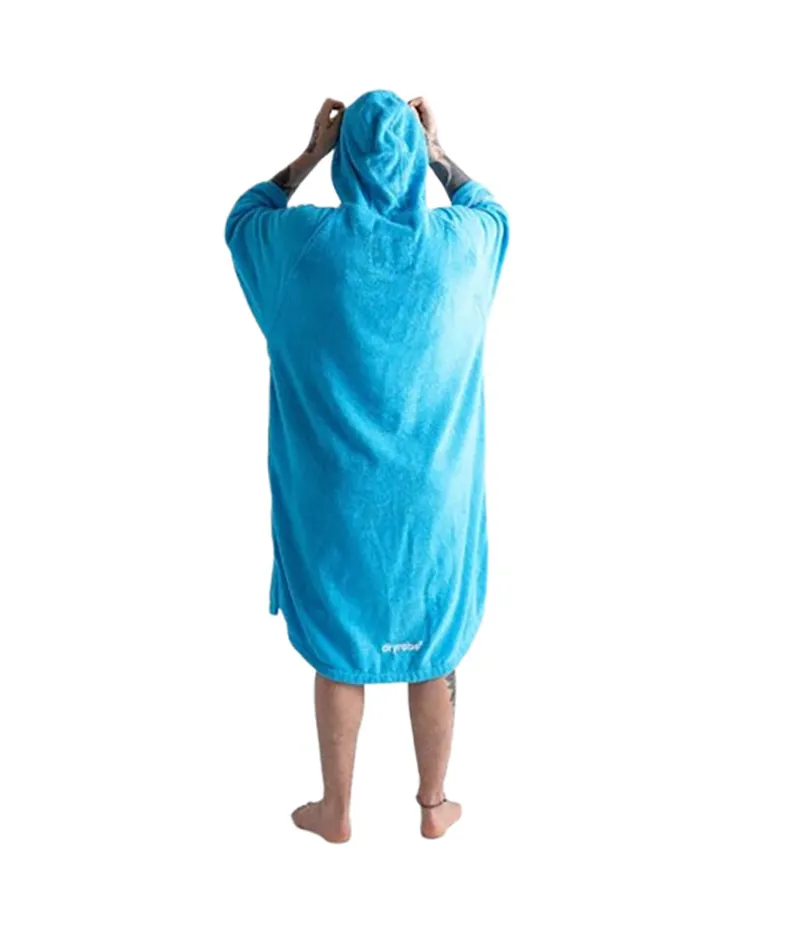 Dryrobe Organic Poncho Towel Robe 2026 Blue-3