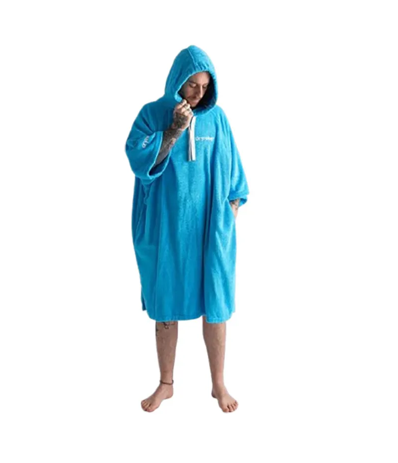 Dryrobe Organic Poncho Towel Robe 2026 Blue-1
