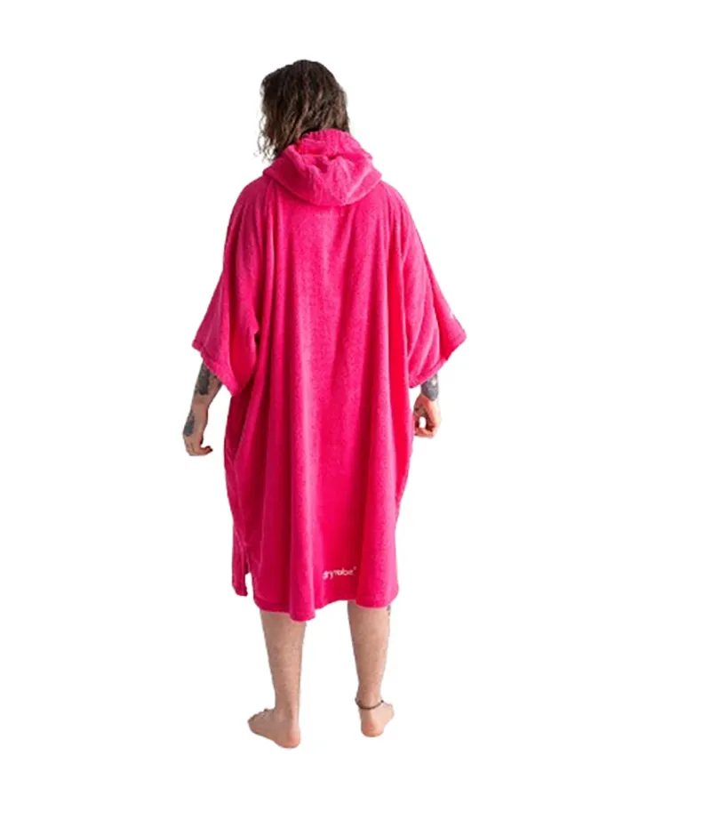 Dryrobe Organic Poncho Towel Robe 2026 Hot Pink-1