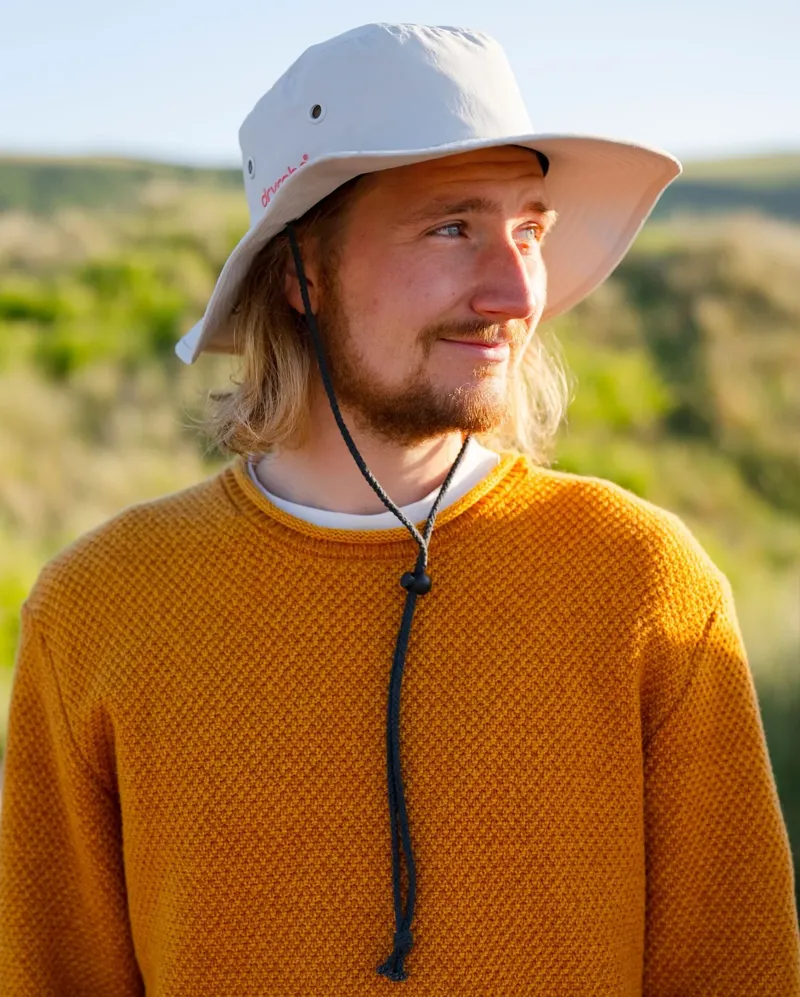 Dryrobe Quick Dry Brimmed Hat Light Grey-6