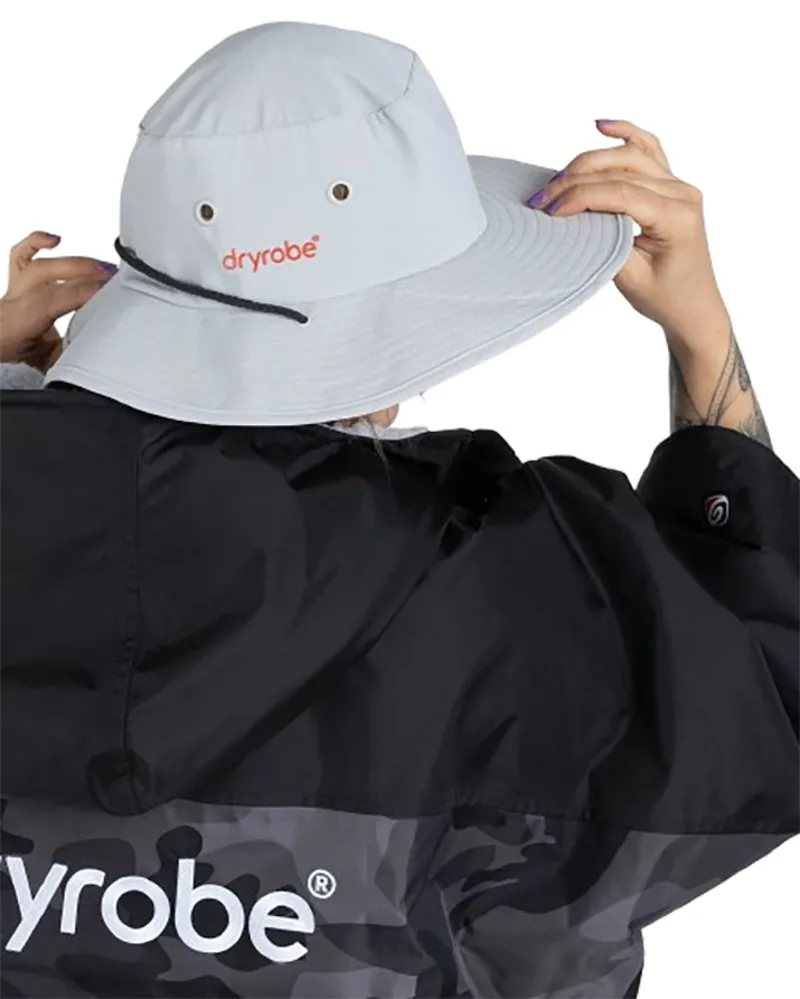 Dryrobe Quick Dry Brimmed Hat Light Grey-3