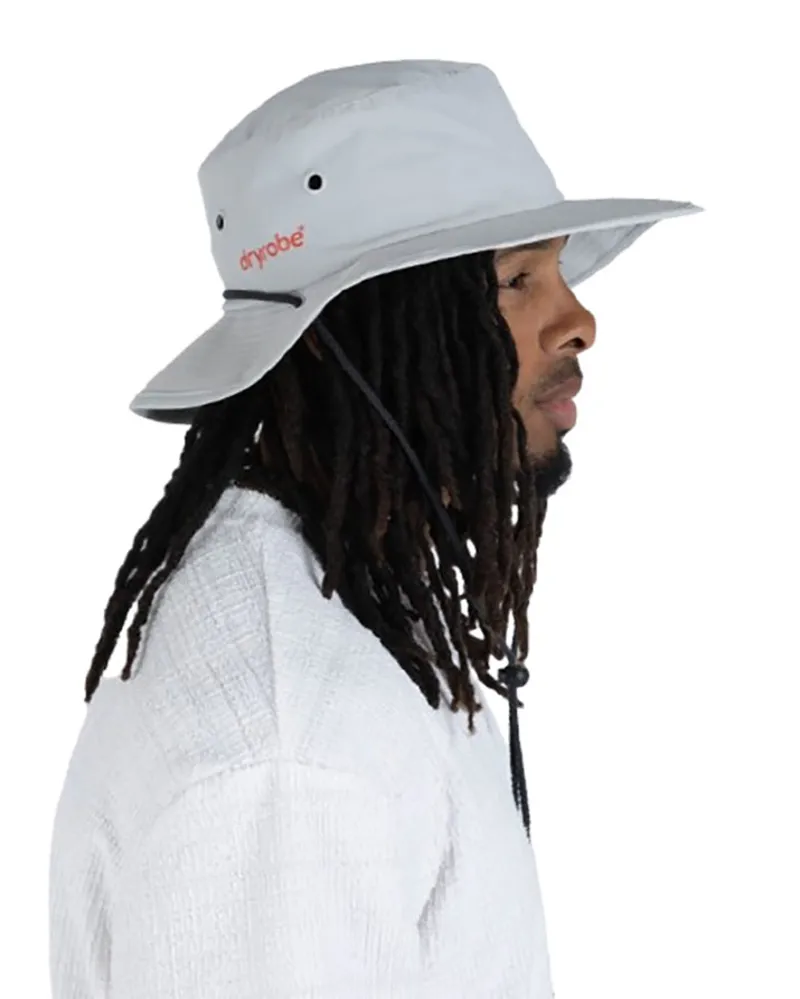 Dryrobe Quick Dry Brimmed Hat Light Grey-2