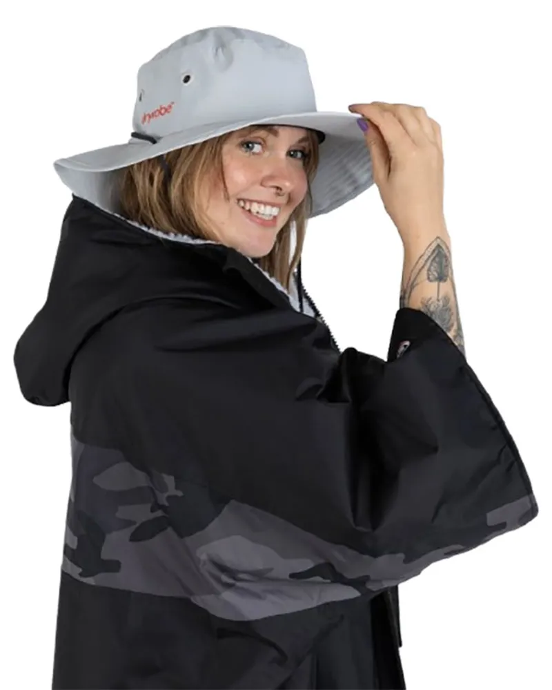 Dryrobe Quick Dry Brimmed Hat Light Grey-1