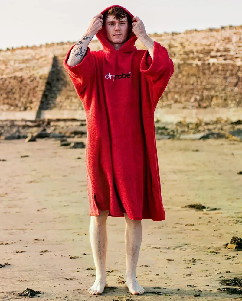 Dryrobe Towel Robe Organic Cotton Orange-3