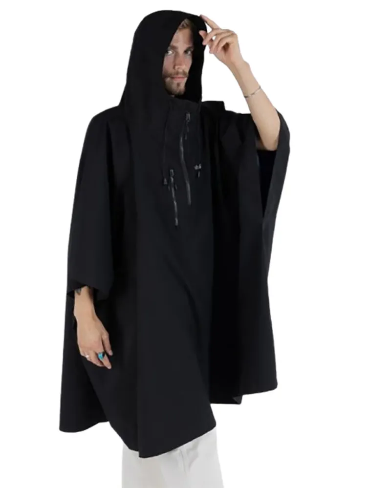 Dryrobe Waterproof Poncho Black-7