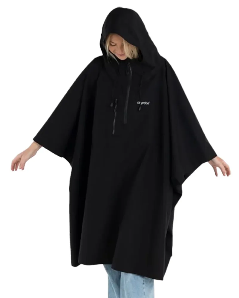 Dryrobe Waterproof Poncho Black-4