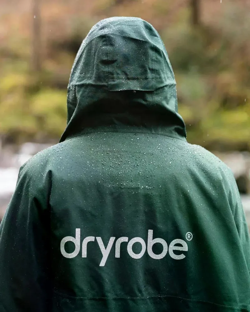 Dryrobe Waterproof Poncho Dark Green-5