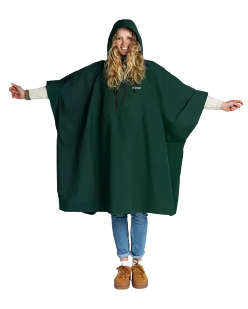 Dryrobe Waterproof Poncho Dark Green-2