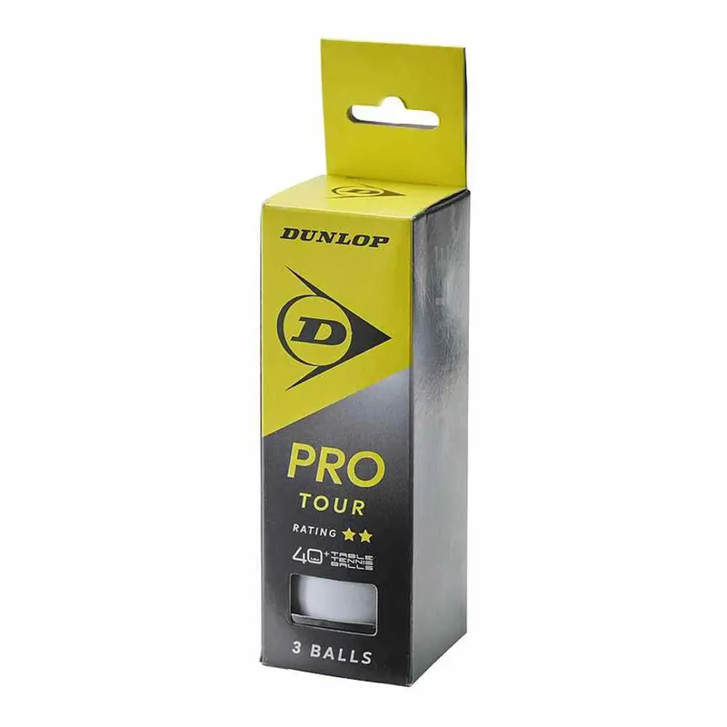 Dunlop 40+ Pro Tour TT Balls Pk3