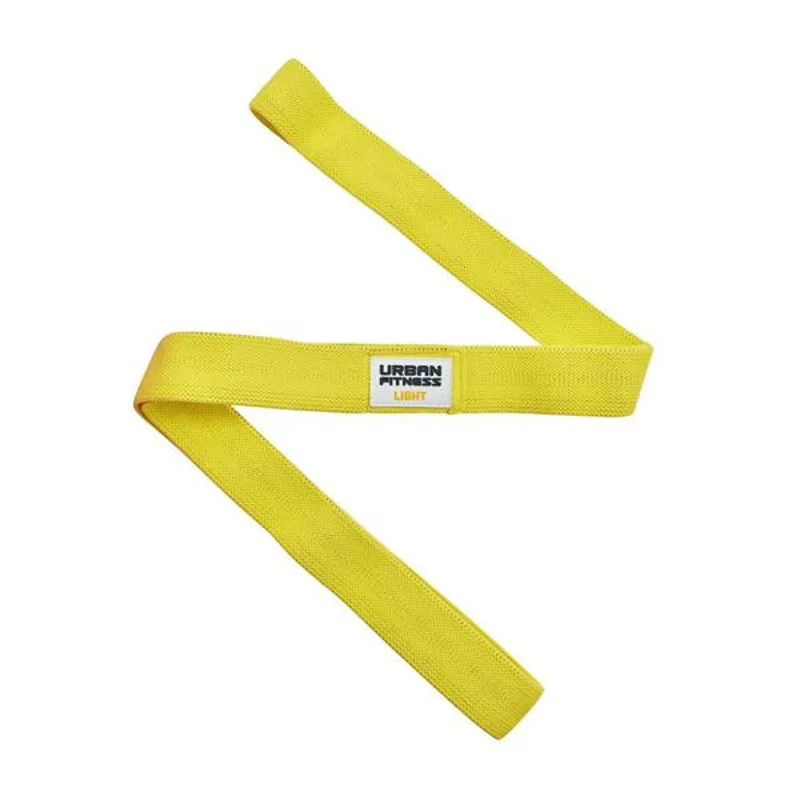 Urban Fitness Fabric Resistance Band Loop 2m Light Yellow