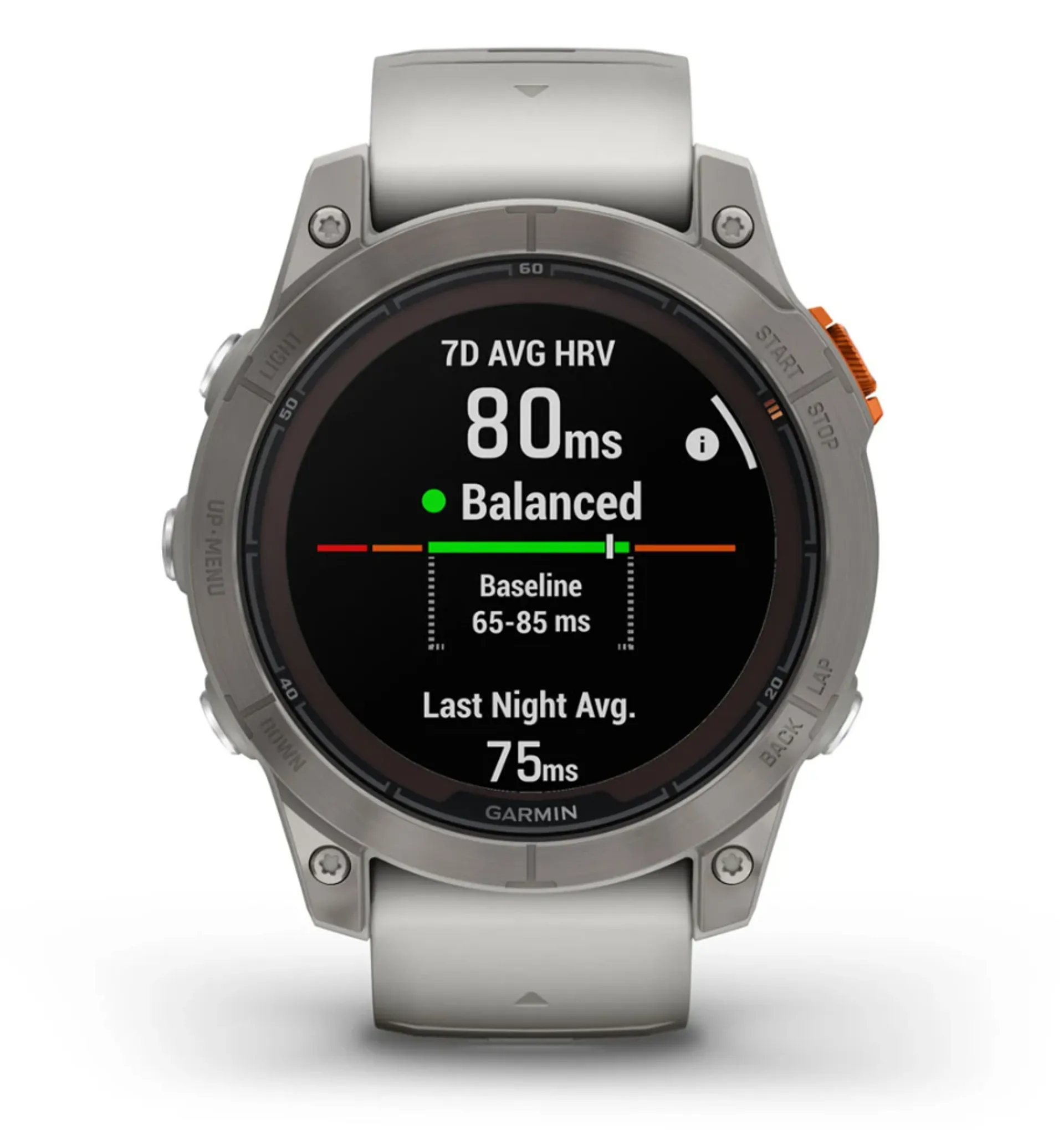 Garmin fenix Pro Sapphire Solar Titanium with Fog Grey
