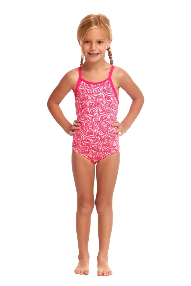Funkita Toddler Eco One Piece - Painted Pink-1