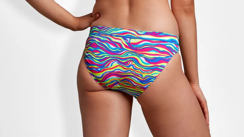 Funkita Women's Eco Sports Brief  - Color Curve-3