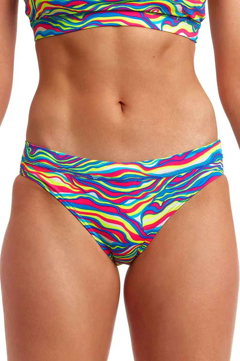 Funkita Women's Eco Sports Brief  - Color Curve-1