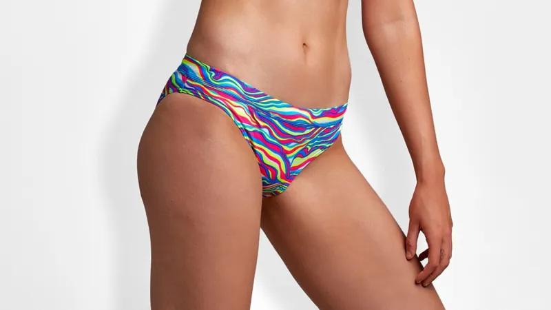 Funkita Women's Eco Sports Brief  - Color Curve-2