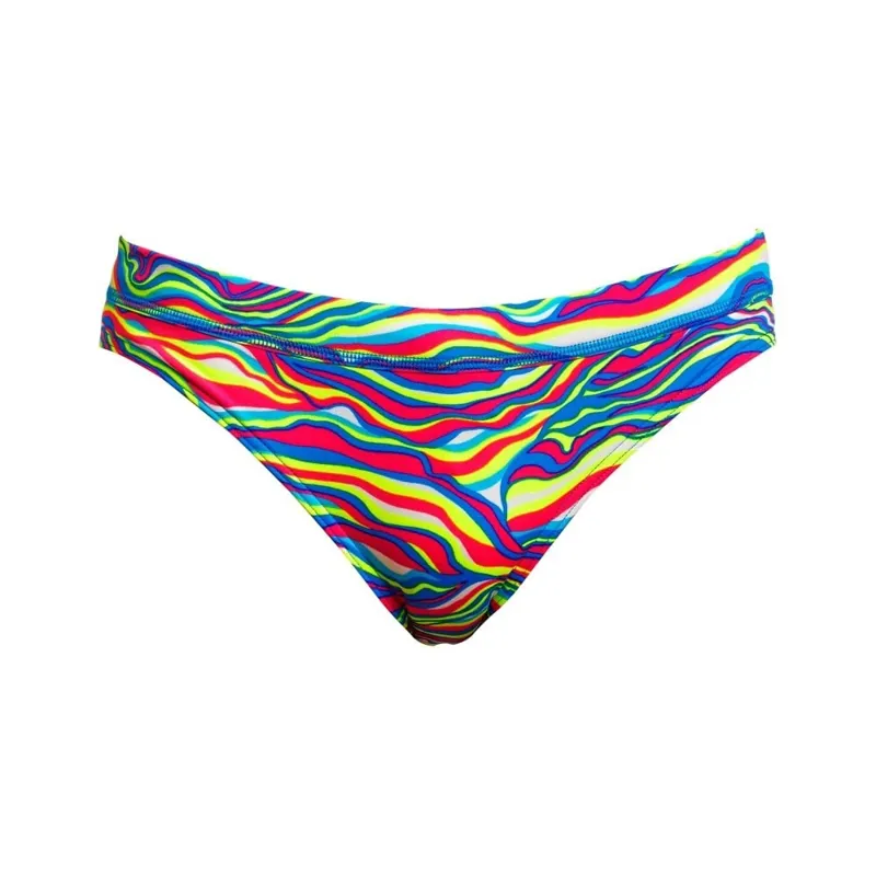 Funkita Women's Eco Sports Brief  - Color Curve