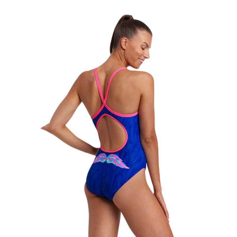 Funkita Women's Diamond Back One Piece Swimsuit - Icarus Wings	-3