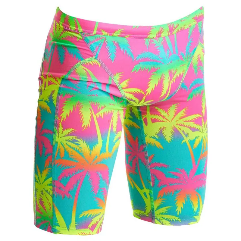 Funky Trunks Boy's Training Swim Jammers Hawaiian Heaven
