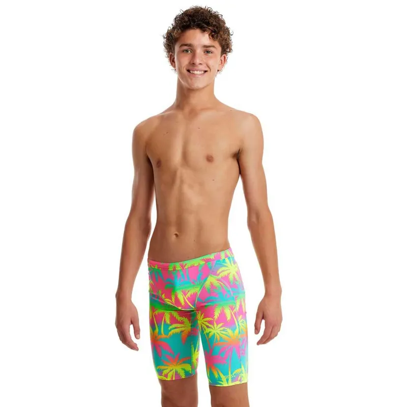 Funky Trunks Boy's Training Swim Jammers Hawaiian Heaven-4