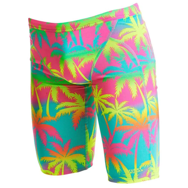 Funky Trunks Boy's Training Swim Jammers Hawaiian Heaven-1