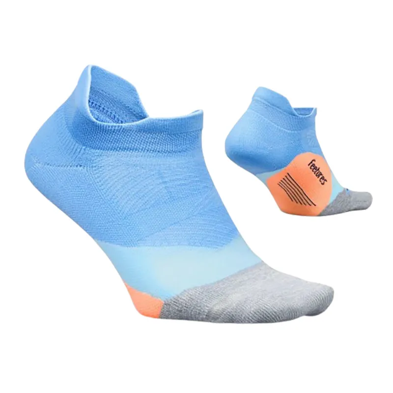 Feetures Elite Light Cushion No Show Tab Blue Burst-1