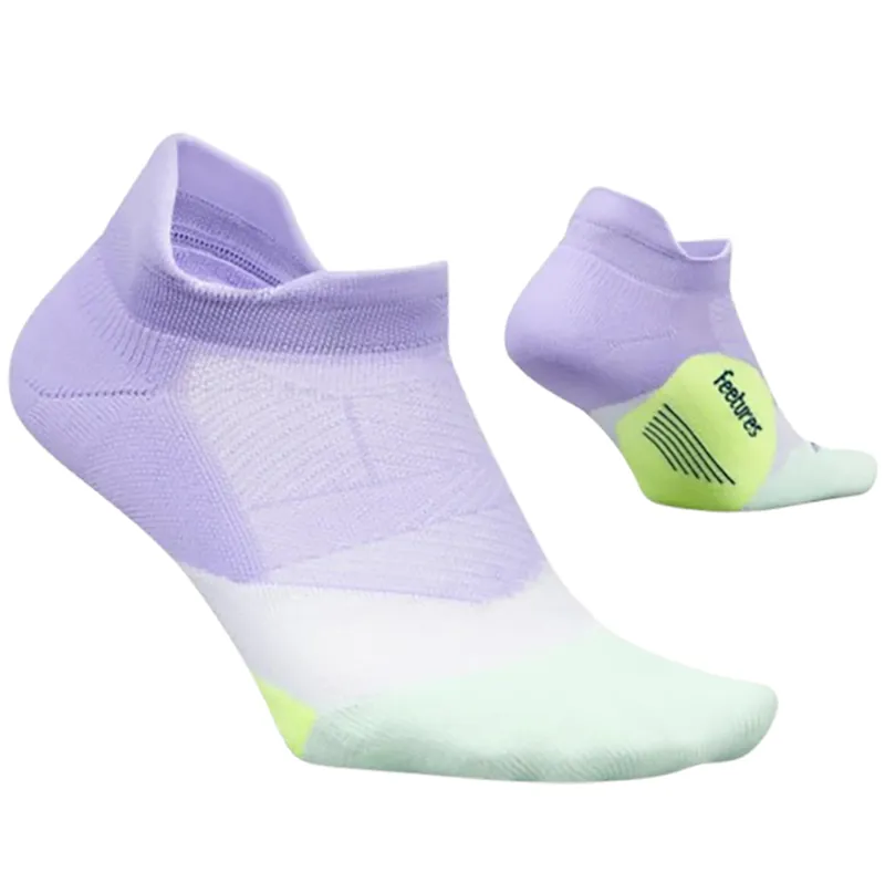 Feetures Elite Light Cushion No Show Tab Lavender Rush-1