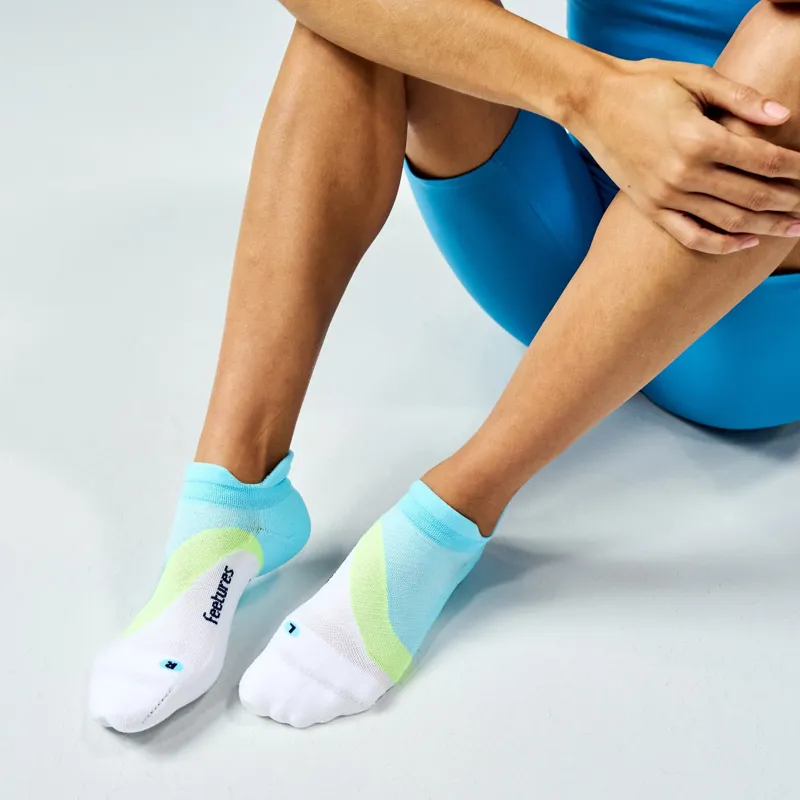 Feetures Elite Light Cushion No Show Tab Sock Cool Plunge-7